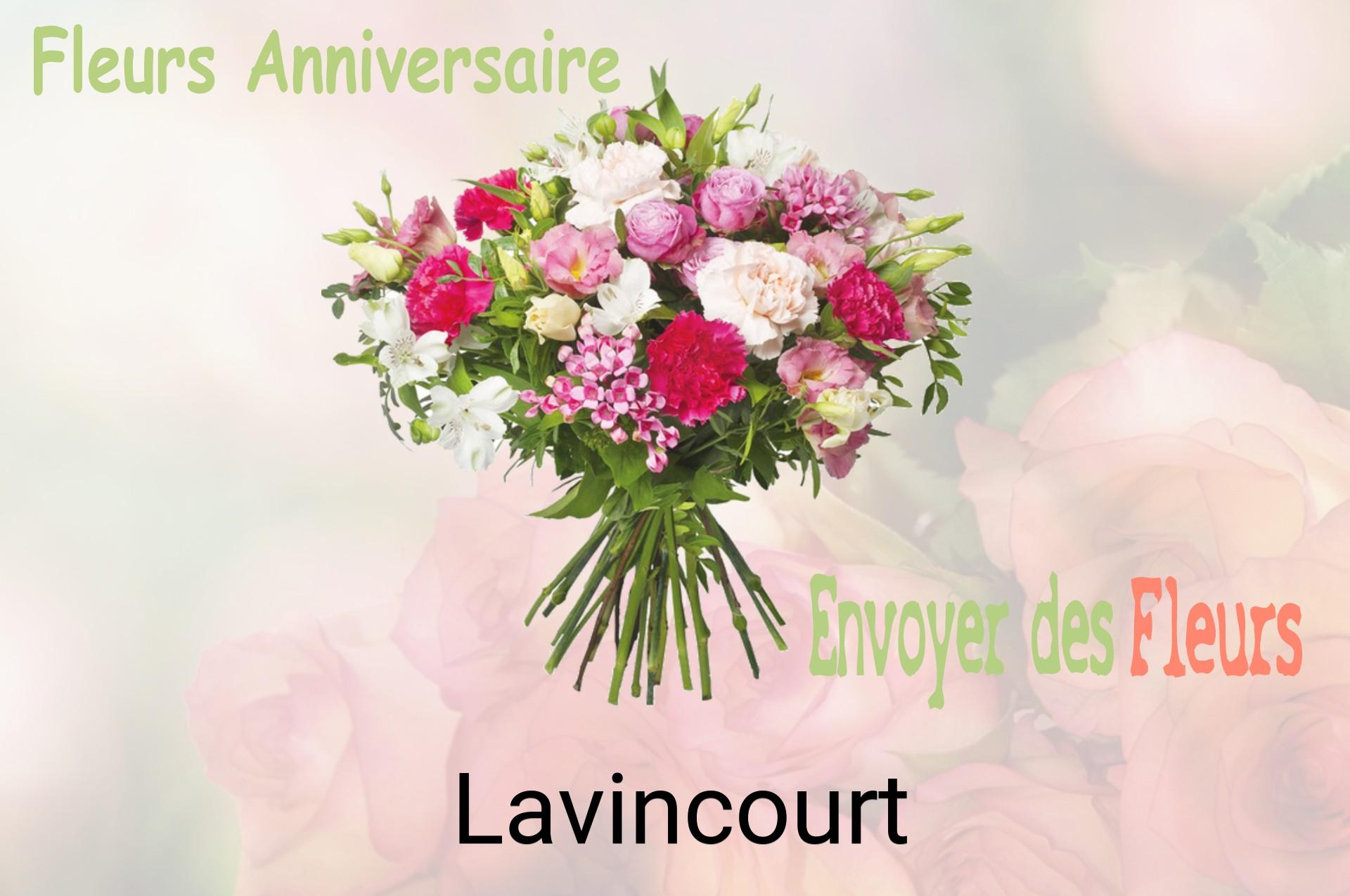 Bouquet de fleurs d’anniversaire livré à Lavincourt