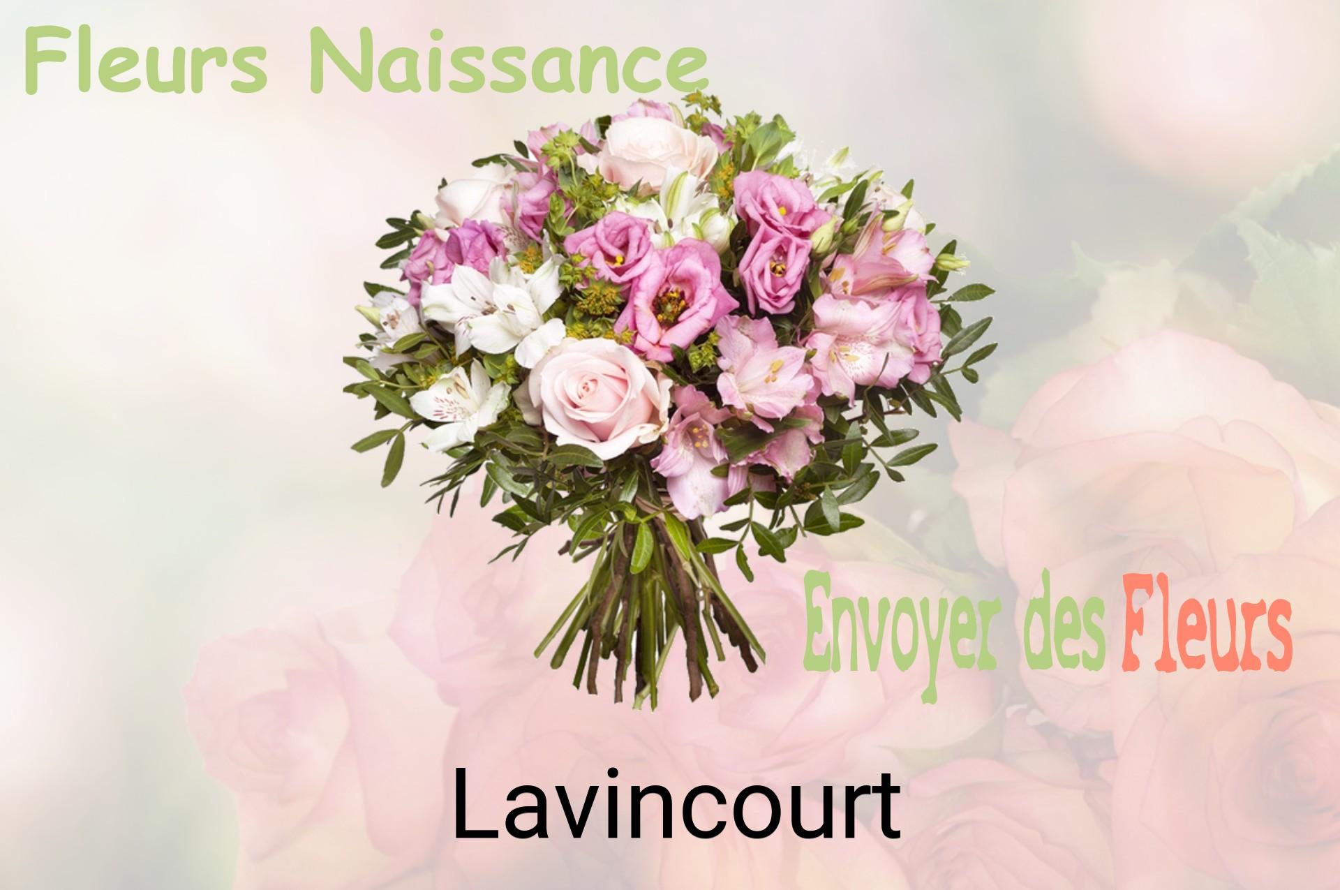 Bouquet de fleurs de naissance livré à Lavincourt
